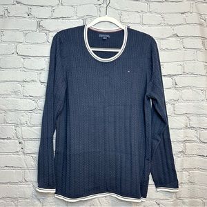 Tommy Hilfiger Navy Knit Sweater